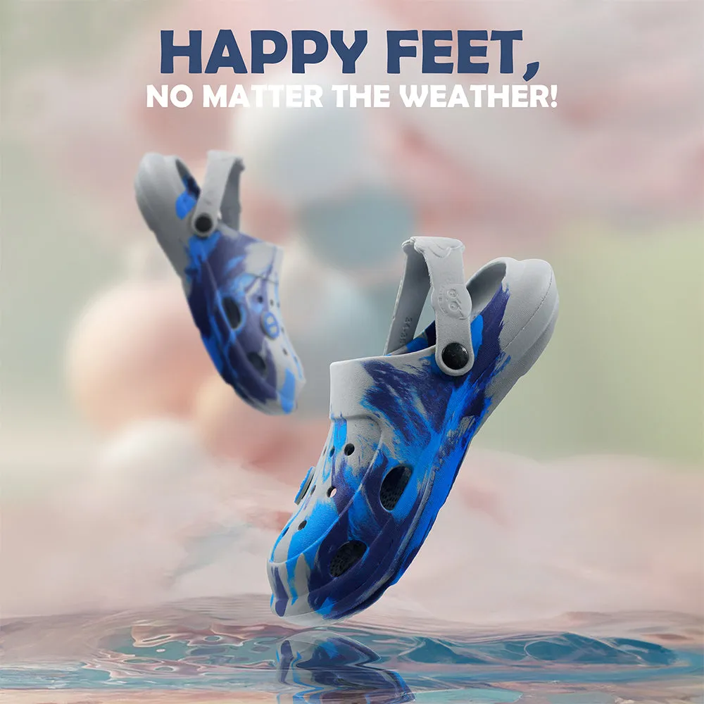 Lucy & Luke Navy Blue Slingback Clogs For Kids ALEX-02E By Liberty Enhanced Mobility Sleek And Comfy