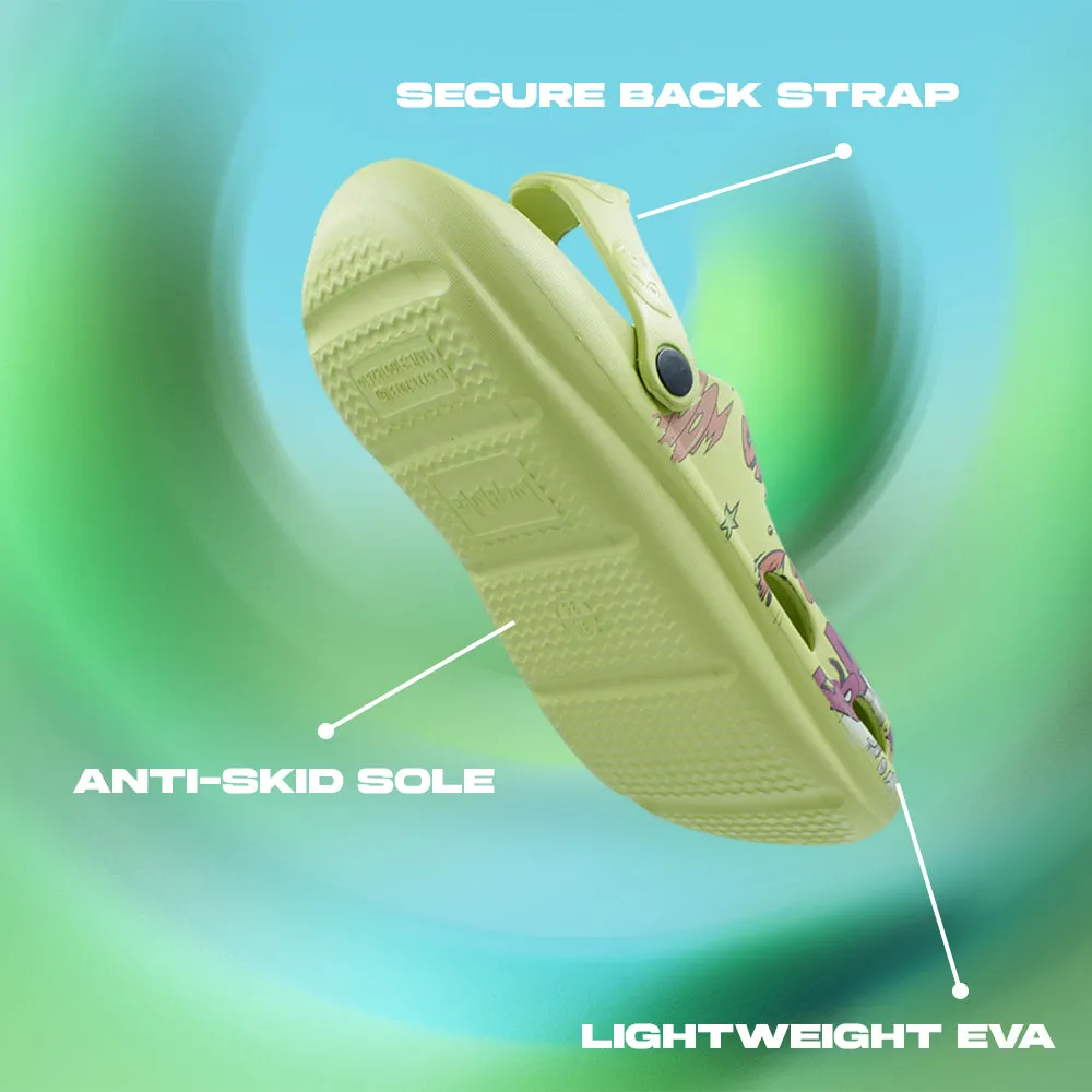 Lucy & Luke P. Green Casual Sling Back Clogs For Kids ALEX-10E By Liberty Travel Slip-On