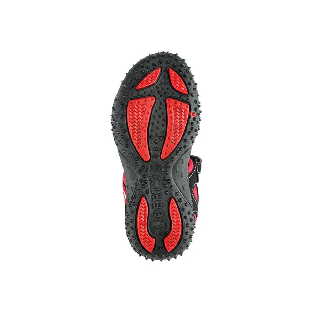 Memory Foam Lucy & Luke Red Casual Sandal For Kids HABANA By Liberty