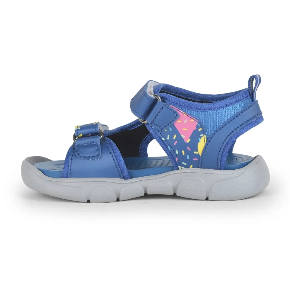 Lucy & Luke Royal Blue Casual Sandal For Kids FLYNN-42 By Liberty Fashionable