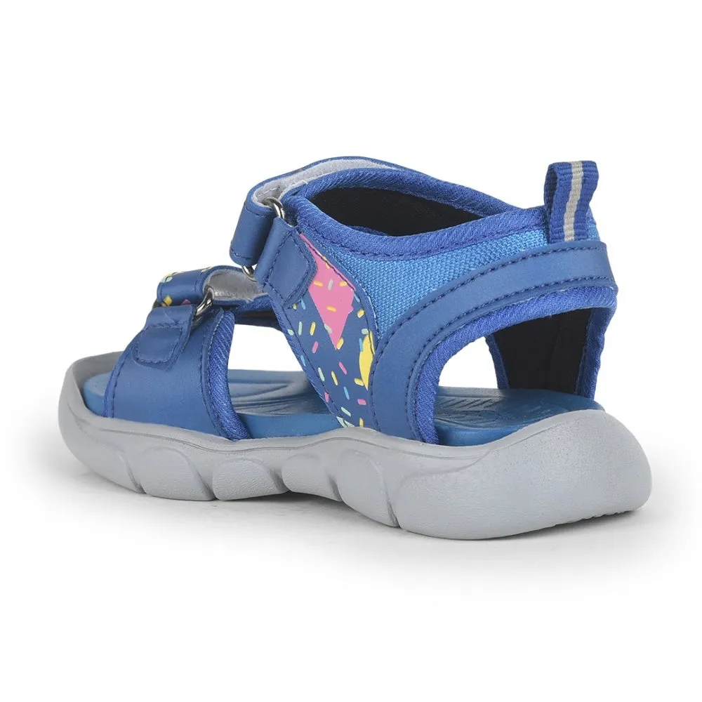 Chic Beach Shoes Comfortable walking shoes Lucy & Luke Royal Blue Casual Sandal For Kids FLYNN-42 By Liberty