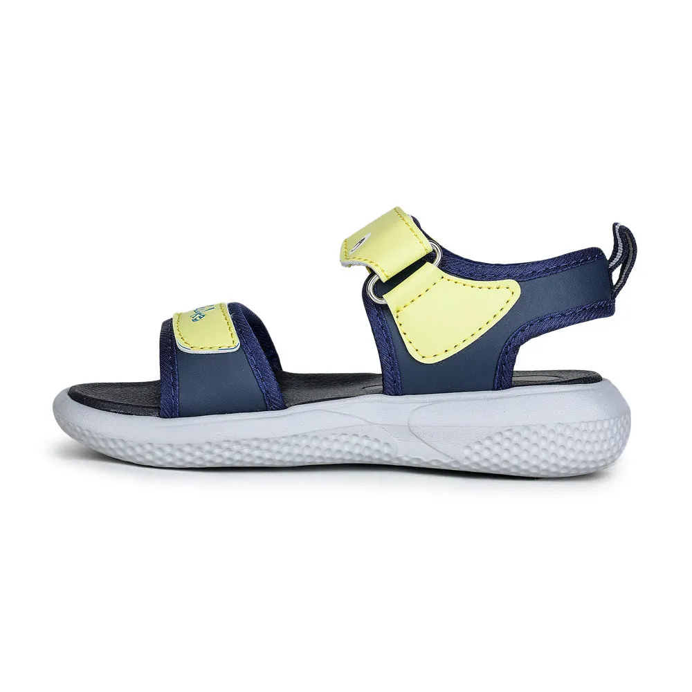 Lucy & Luke Yellow Casual Sandal For Kids HIPPO-1 By Liberty Trendy Summer Shoes