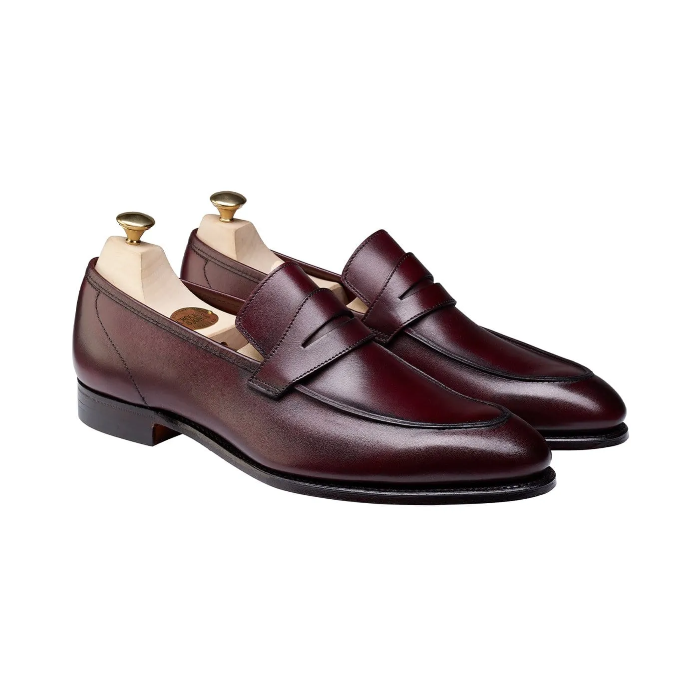Low noise Lucy Burgundy Burnished Calf