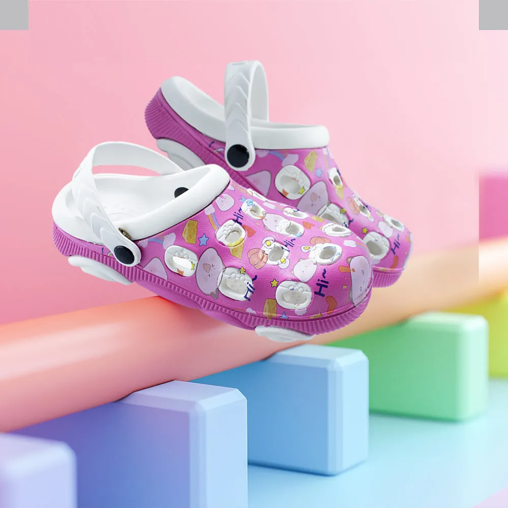 Lucy&Luke Pink Casual Sling Back Clogs For Kids LPMXT-820 By Liberty Comfort Design Features