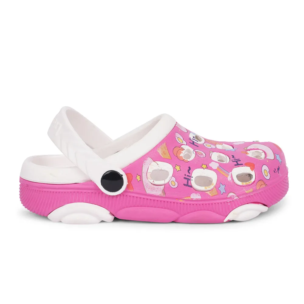Lucy&Luke Pink Casual Sling Back Clogs For Kids LPMXT-820 By Liberty Durable materials breathable vents