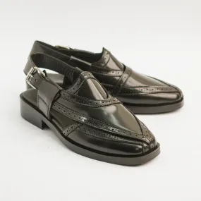 Khilji - Black Fashionable Business Shoes Flexible Construction