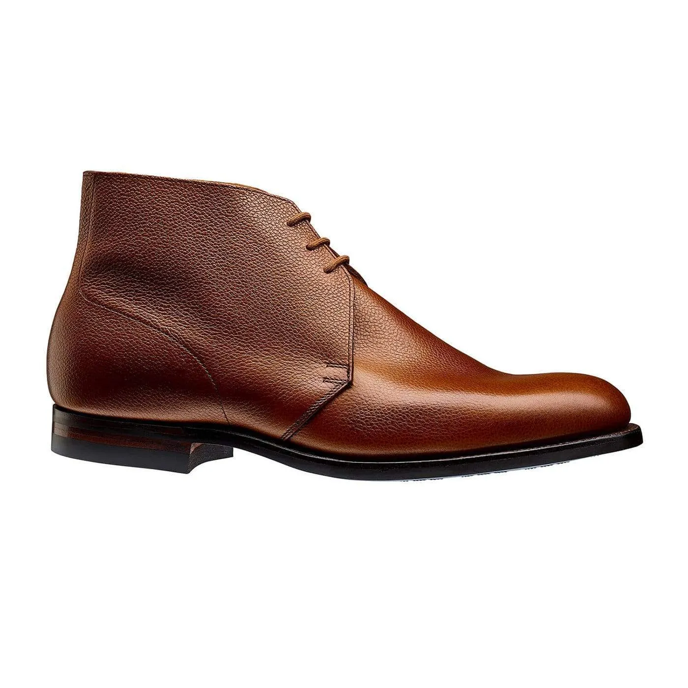Chukka Tan Pebble Grain Job Interview Taper Shape