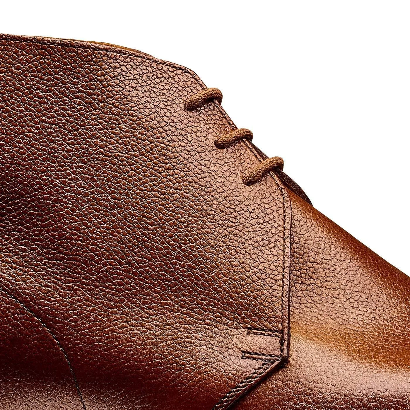 Italian Edge Chukka Tan Pebble Grain