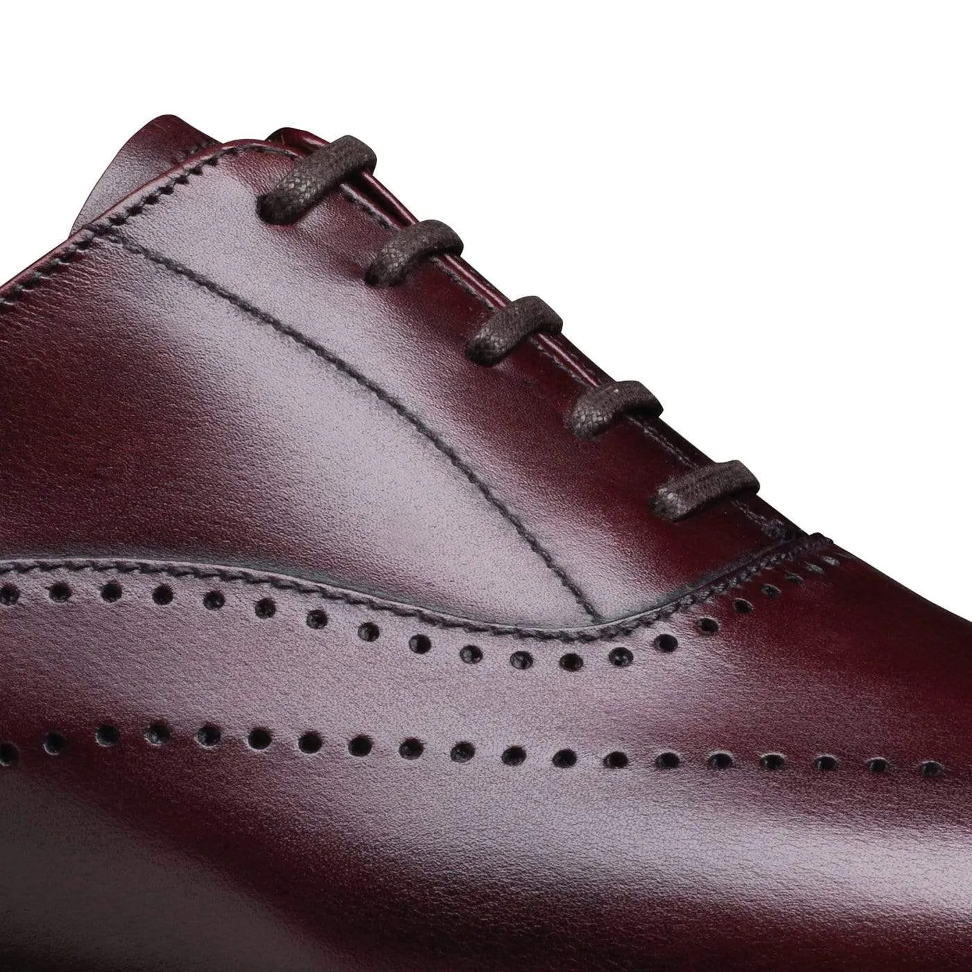 Weybridge Burgundy Antique Calf Custom Edge