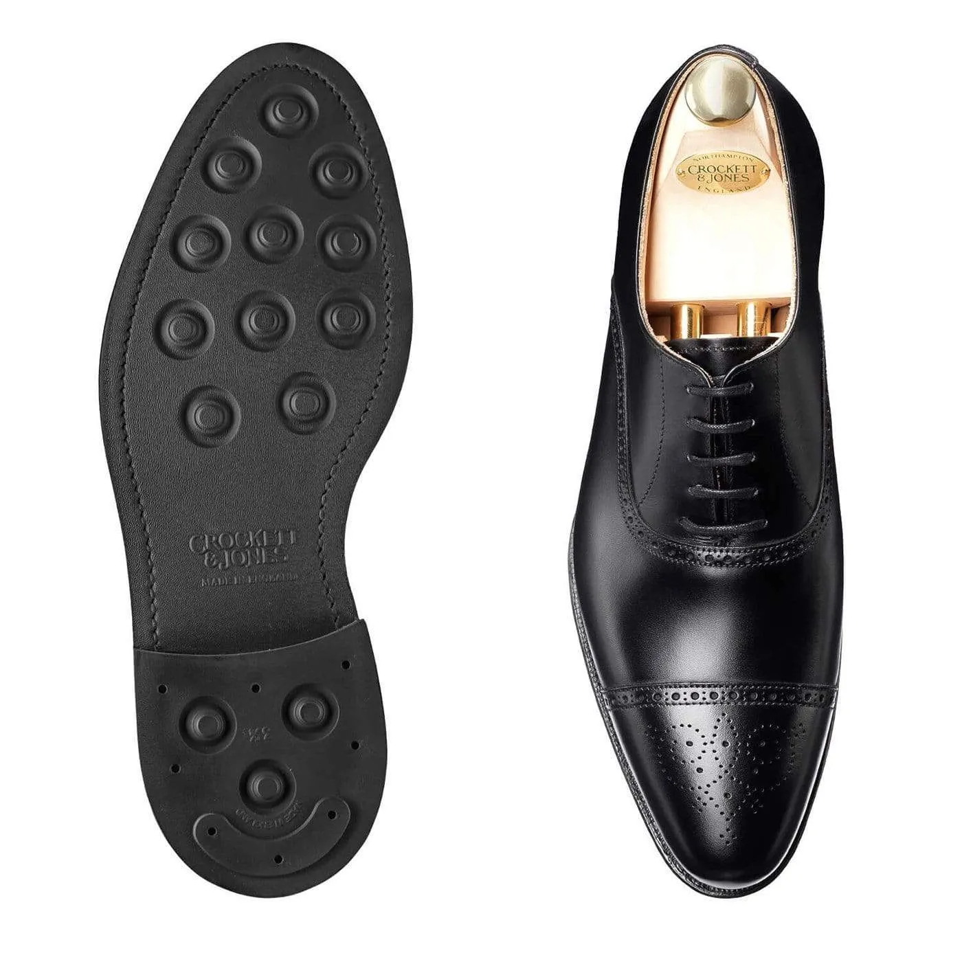 Malton Black Calf Classic Brown Leather Leather Class