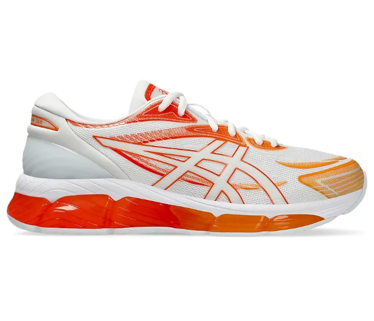 running for a way to stay successful running in marathons shoes Men's Asics Gel-Quantum 360 8 (White/Fellow Yellow)