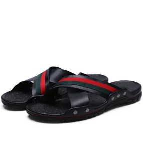 Marcellus Cross Straps Slides Urban Escape
