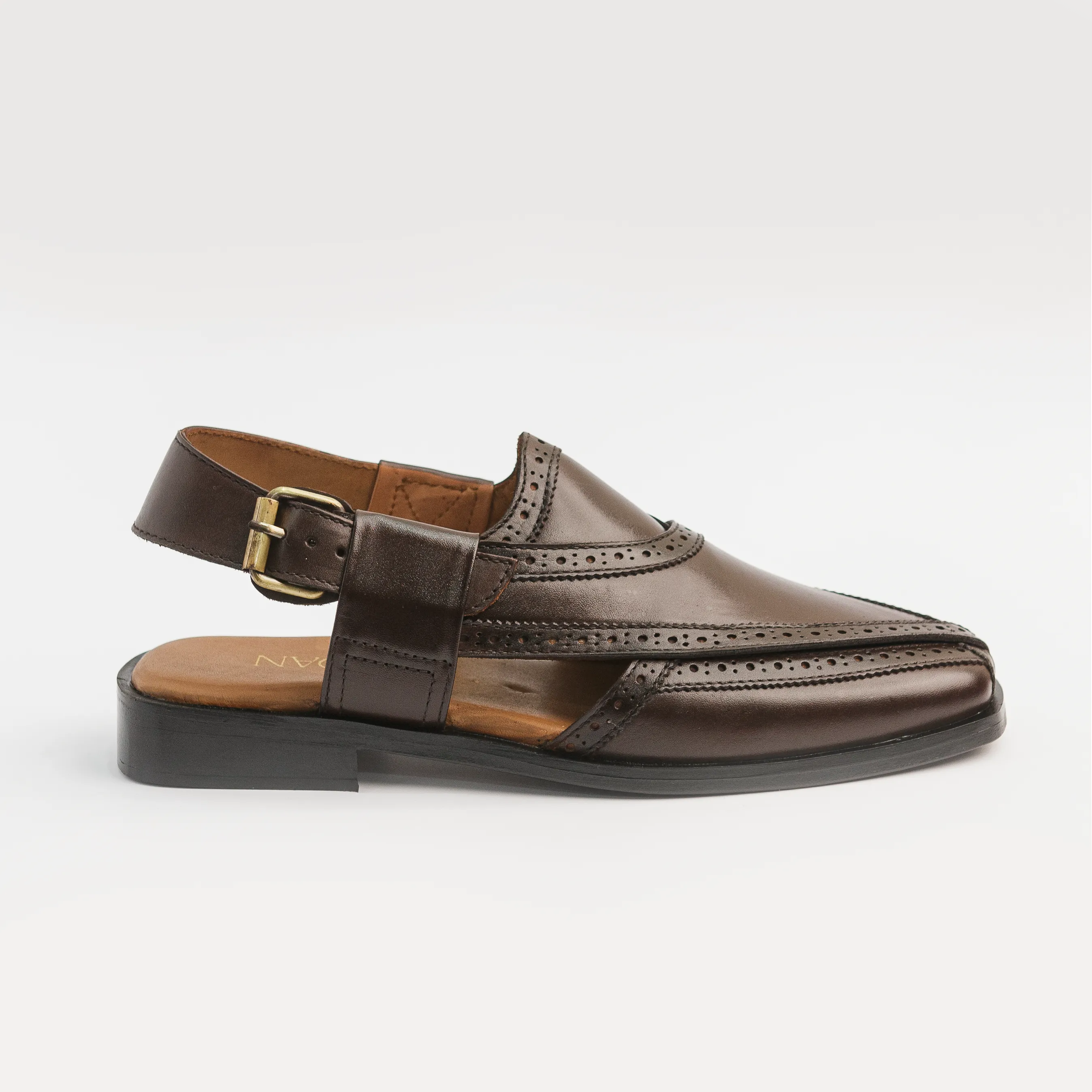 Matte Finish Tailoring Fan Sharp Style Oxfords Sikander - Coffee Brown