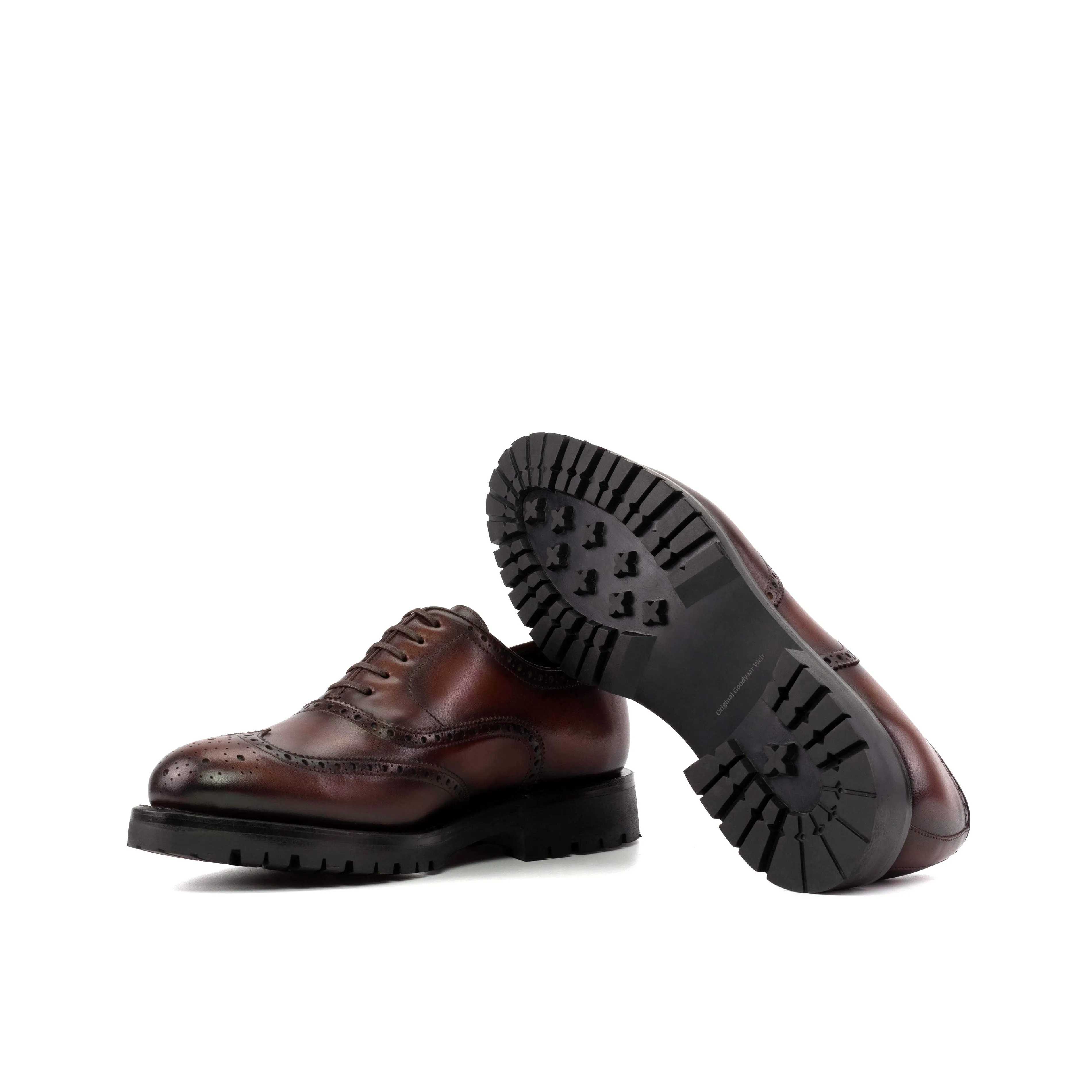 Consistent Pace All Day Medium Brown Calf Leather Wingtip Brogue