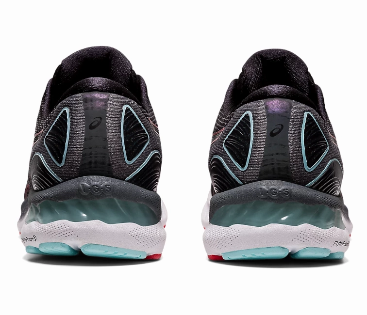 Men's Asics Gel Nimbus 23 (Black/Electric Red) continuous - running shoes