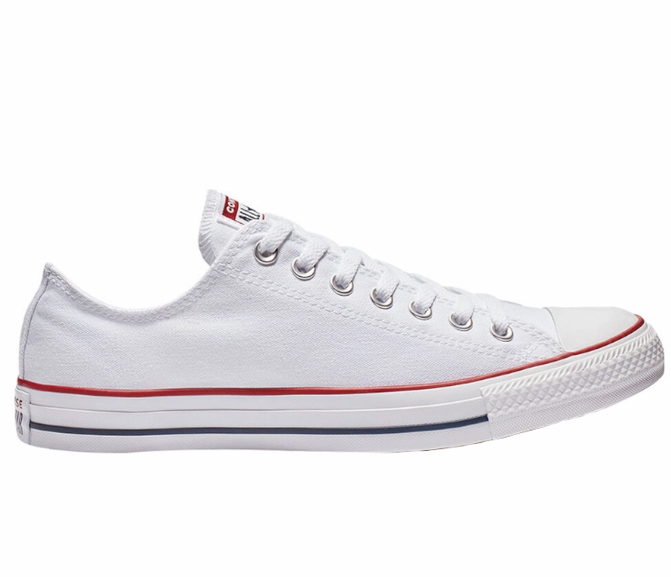 running with a reflector Tempo - run Men's Converse Chuck Taylor Low (White/Red/Blue)