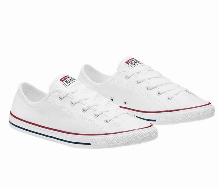 Men's Converse Chuck Taylor Low (White/Red/Blue) easy to remove