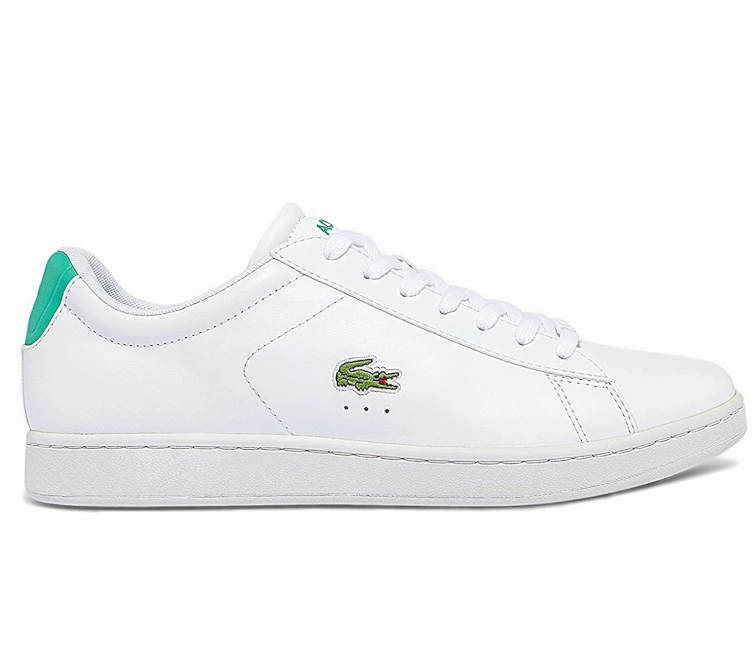 breathable - membrane runners' shoes Men's Lacoste Carnaby Evo 0722 1 (White/Green)