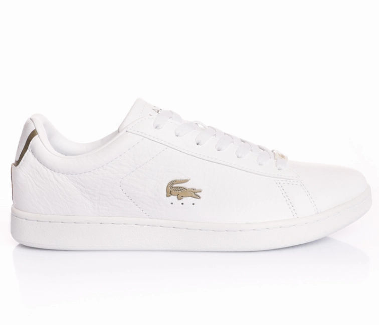 heat - resistant - design shoes Men's Lacoste Carnaby Evo Leather 0721 3 SMA (White)
