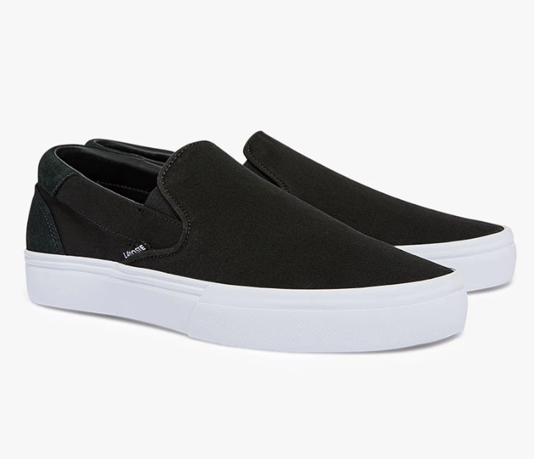 fitness community Men's Lacoste Jump Serve Slip 07221 (Black/White)