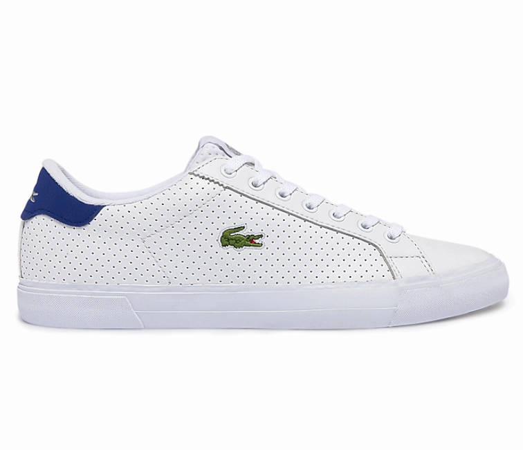 Men's Lacoste Lerond Plus 0722 (White/Blue) adaptive - sports