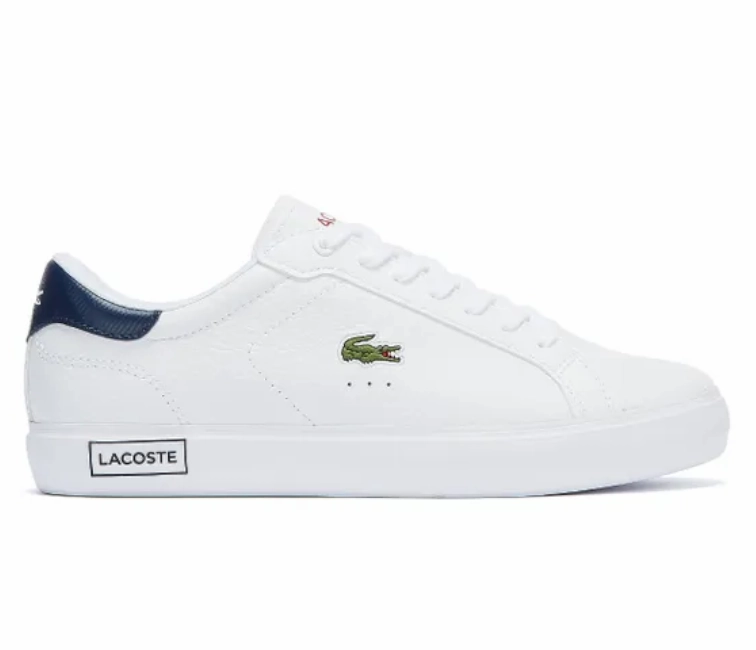 removable - insole shoes Men's Lacoste Powercourt 0721 2 SMA (White/Navy/Red)