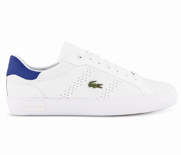Men's Lacoste Powercourt 2.0 0722 1 SMA (White/Blue) trekking PUResilience