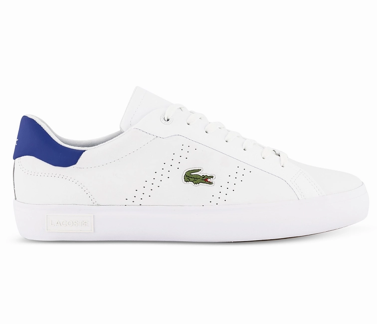 Men's Lacoste Powercourt 2.0 0722 1 SMA (White/Blue) Youth runner