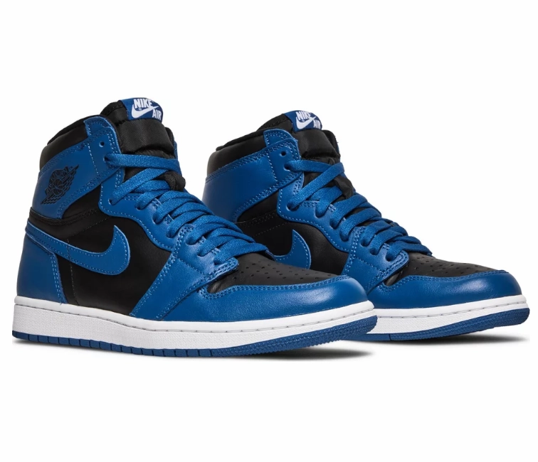 Men's Nike Air Jordan 1 High OG (Marina Blue) core - training running on asphalt