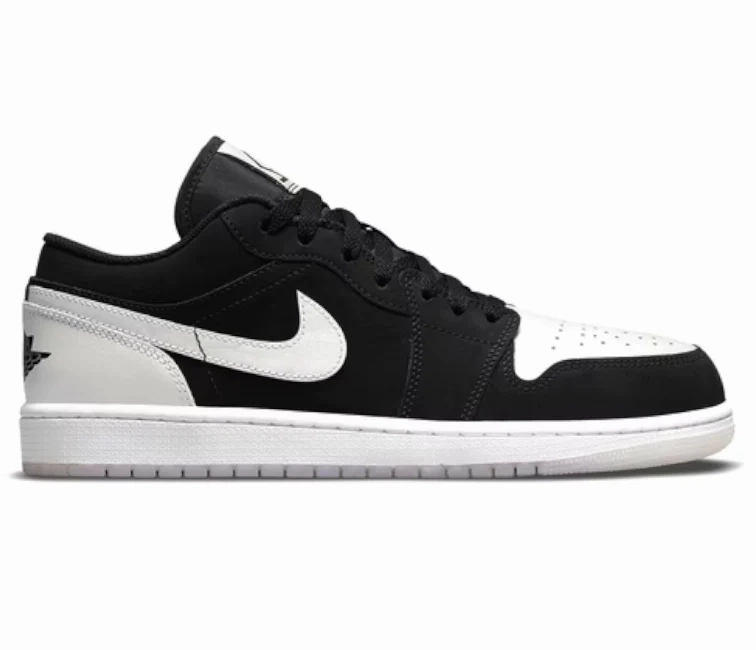 Men's Nike Air Jordan 1 Low SE (Diamond Short) running in a waterfall area shoes custom fit shoes