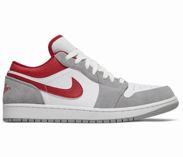 Easy - entry Men's Nike Air Jordan 1 Low SE (Smoke Grey/Red)