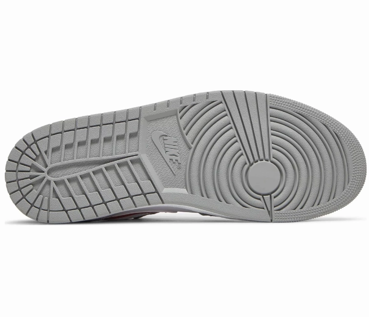 Men's Nike Air Jordan 1 Low SE (Smoke Grey/Red) running for better sleep water - resistant feature