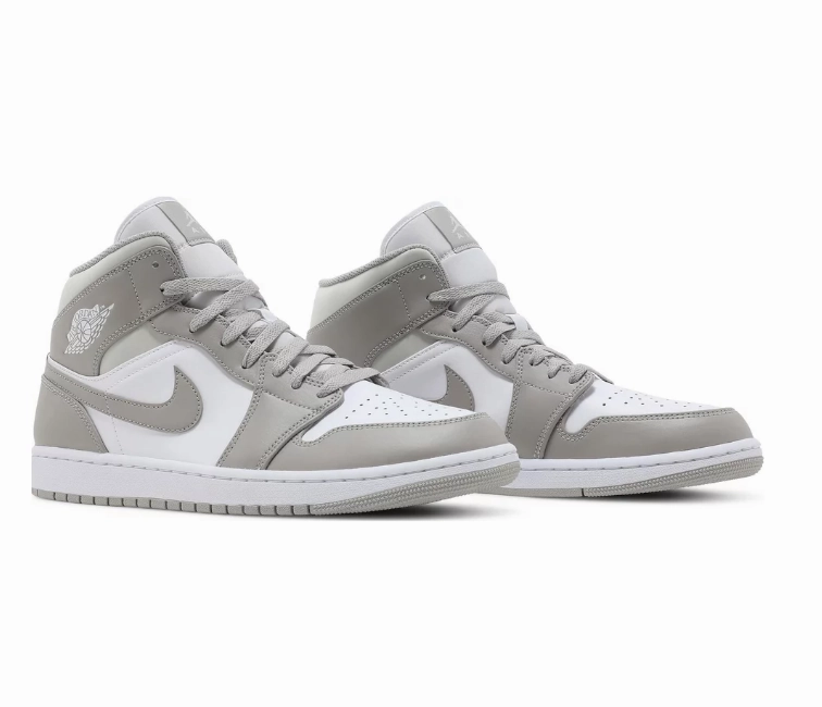 Outdoor sports shoes Supination control Men's Nike Air Jordan 1 Mid (Linen)
