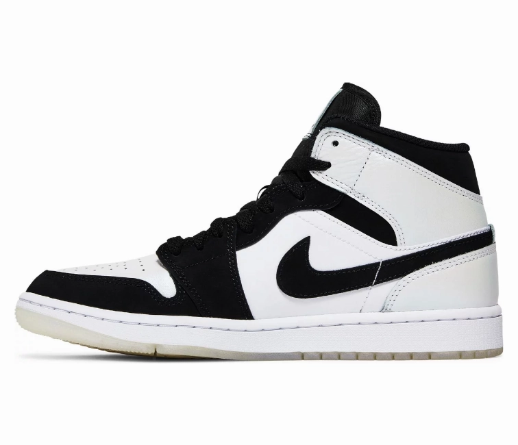 Men's Nike Air Jordan 1 Mid SE (Diamond) high - end quality shoes Pilates enthusiasts' shoes