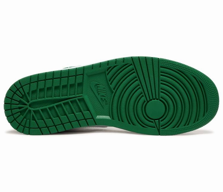 Men's Nike Air Jordan 1 Mid SE (Grey/Pine Green) hilly - terrain - runner