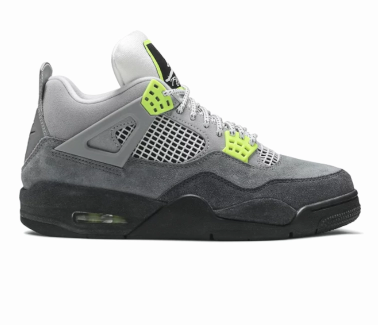 Ergonomic Fit Men's Nike Air Jordan 4 Retro SE (Neon 95)