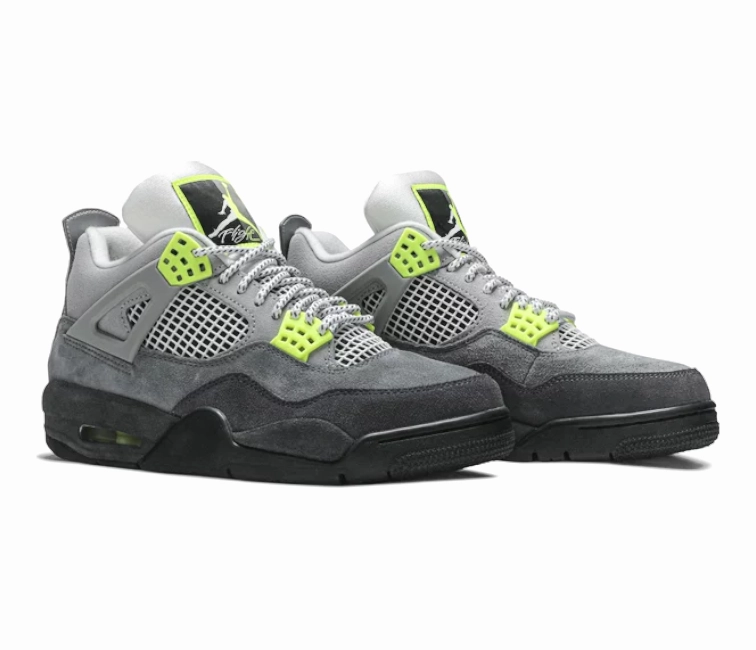 Men's Nike Air Jordan 4 Retro SE (Neon 95) pattern