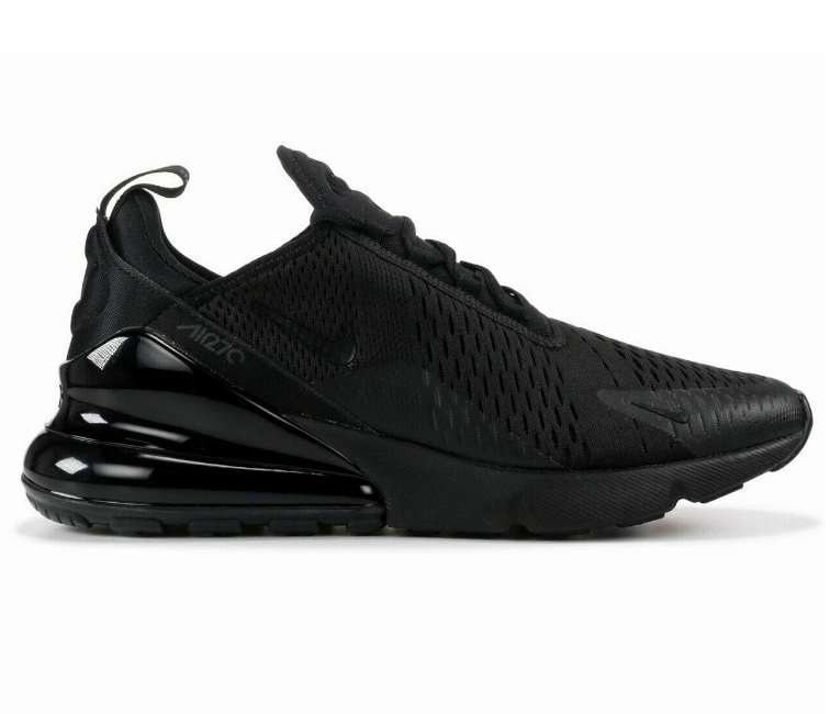 Men's Nike Air Max 270 (Triple Black) Comfort arch