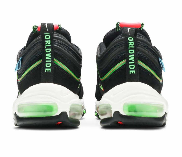 Men's Nike Air Max 97 Worldwide (Black) Comfort - Focused