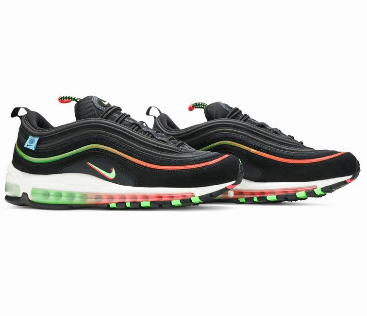 Men's Nike Air Max 97 Worldwide (Black) daytime running shoes