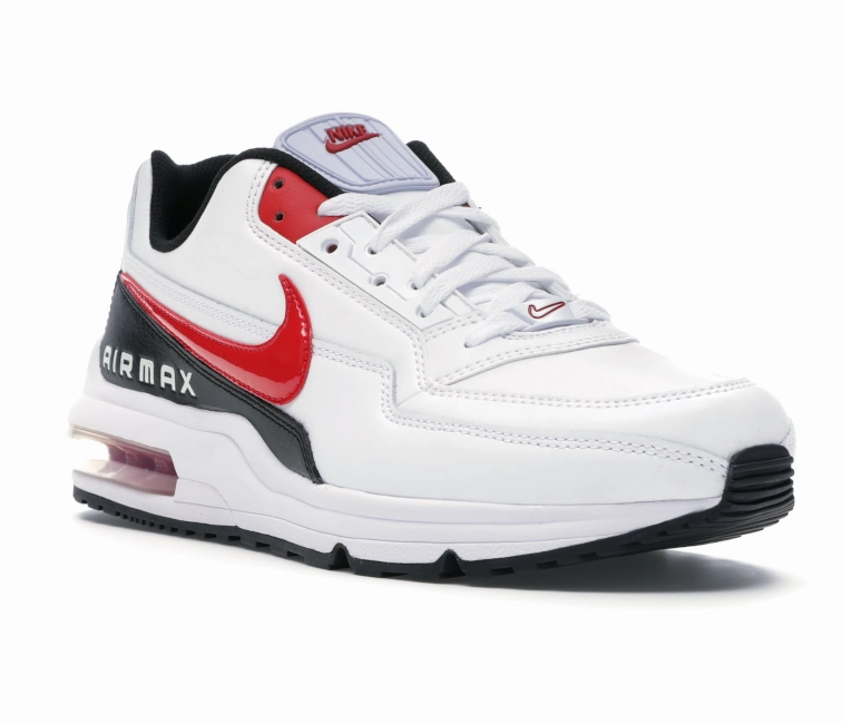 autumn use running shoes for competitive male runners Men's Nike Air Max LTD 3 (White/University Red)