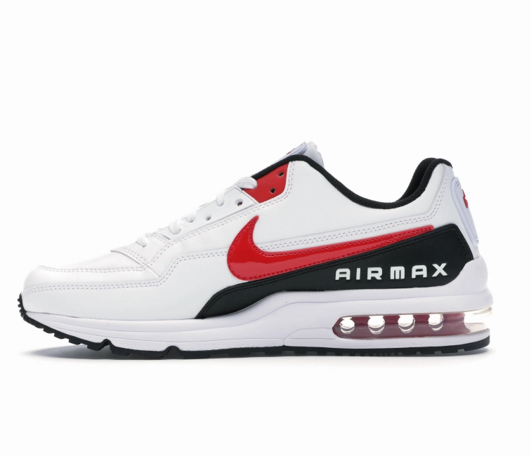shock - dispersion - technology shoes Men's Nike Air Max LTD 3 (White/University Red)