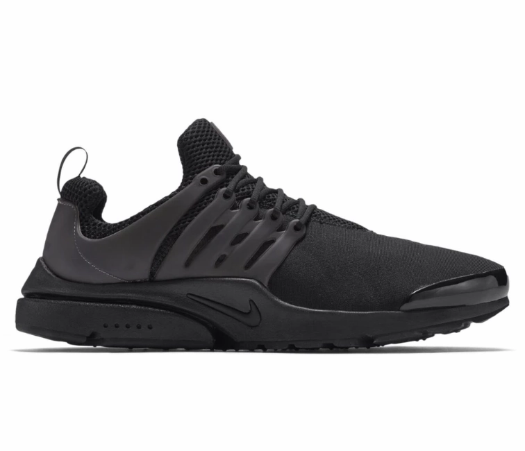 Men's Nike Air Presto (Triple Black) athlete in training unique - running