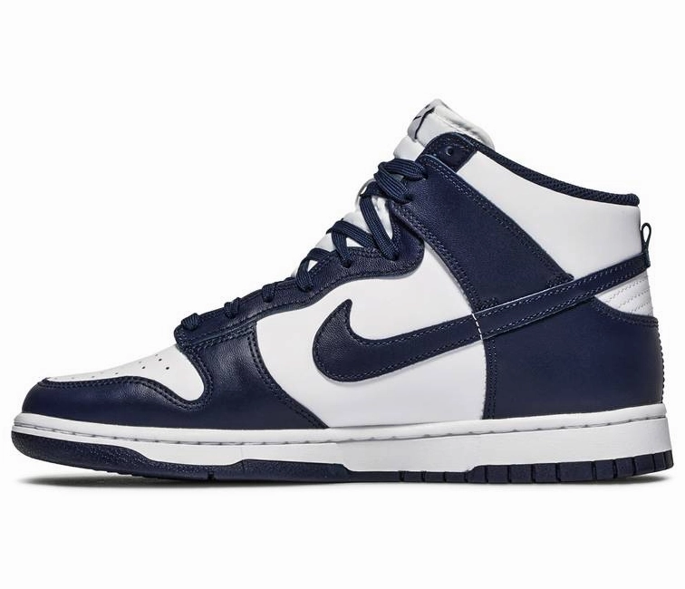 Relay race Men's Nike Dunk High Retro (Midnight Navy)