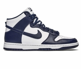 Men's Nike Dunk High Retro (Midnight Navy) wide - fit