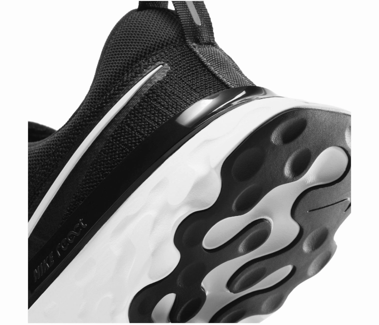Men's Nike React Infinity Run FK 2 (Black/White) running for mental health grip - enhancement - effectiveness shoes