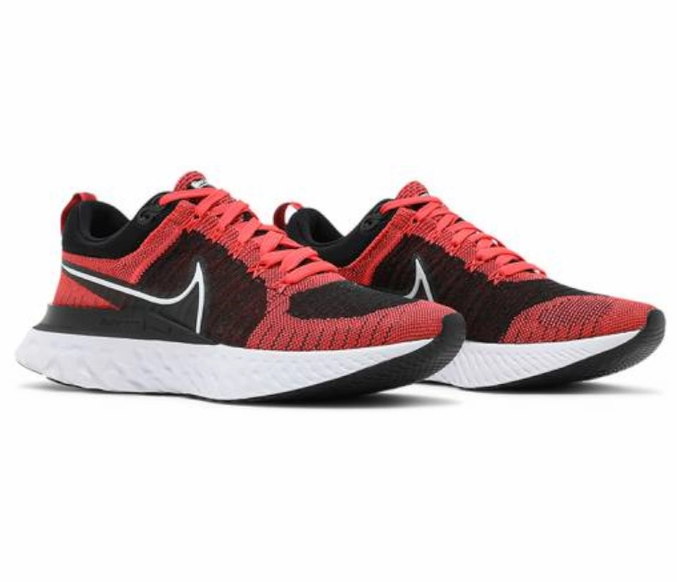 Men's Nike React Infinity Run FK 2 (Bright Crimson) flexible leather shoes shoe width