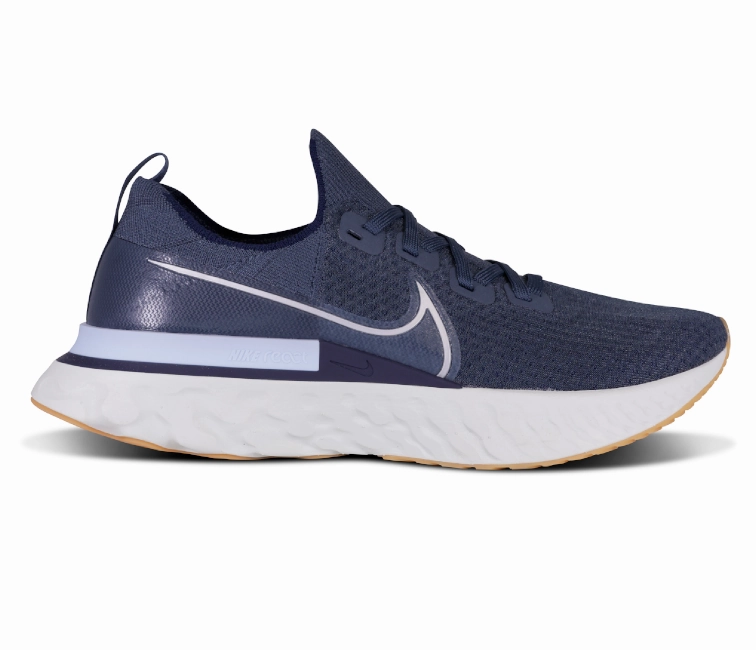 Men's Nike React Infinity Run FK (Blue Fox) running in the evening shoes