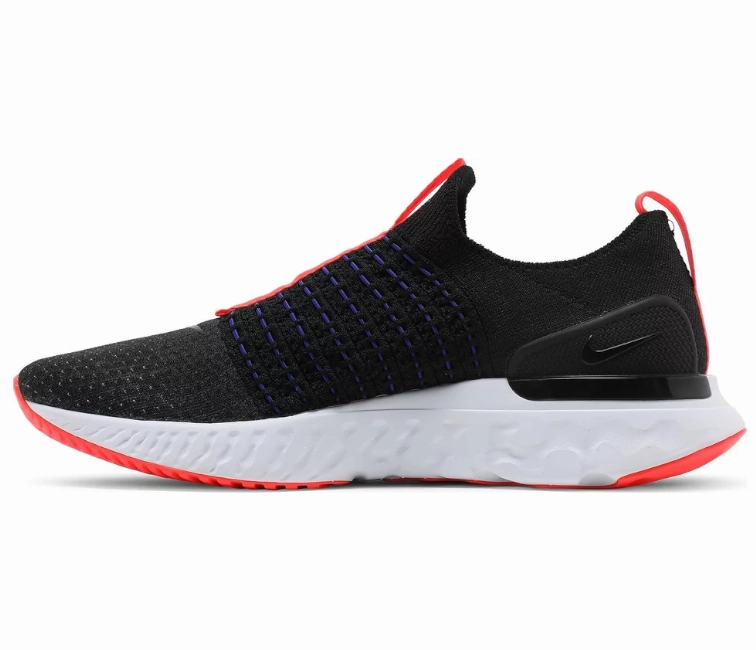for men sports competition running gear Men's Nike React Phantom Run (Black/Bright Crimson)