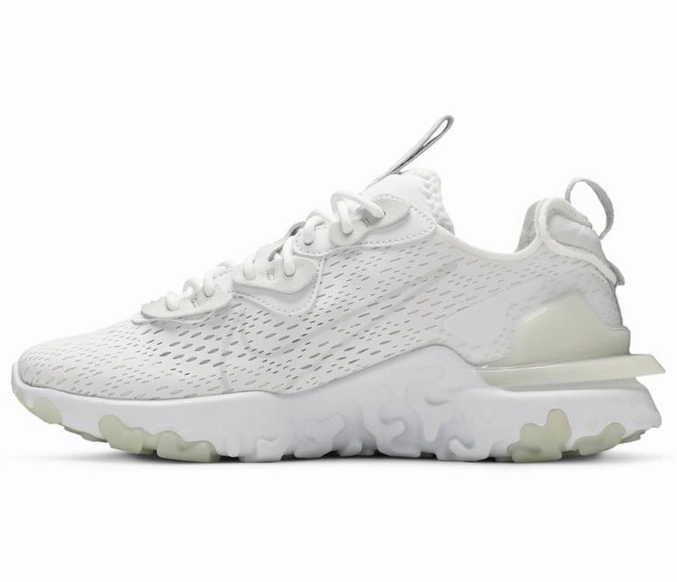 Men's Nike React Vision (White/Smoke Grey) cricket shoes Ultra Cushioning